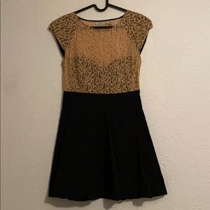 Vintage style lace top cocktail party dress xs-s